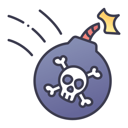Bomb skill bomb pirate icon