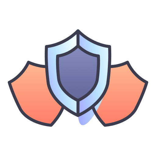 Shield skill game shield icon