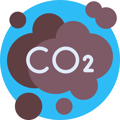 Co2 ecology and environment co2 carbon dioxide icon