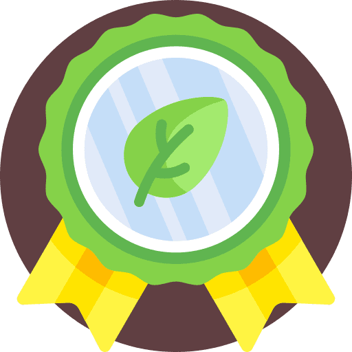 Medal eco friendly ecologic medal icon