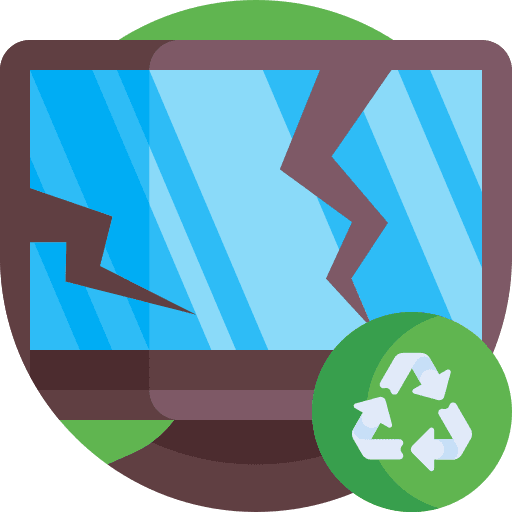 Monitor screen ecology broken icon