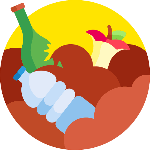 Waste food waste ecology and environment landfill icon