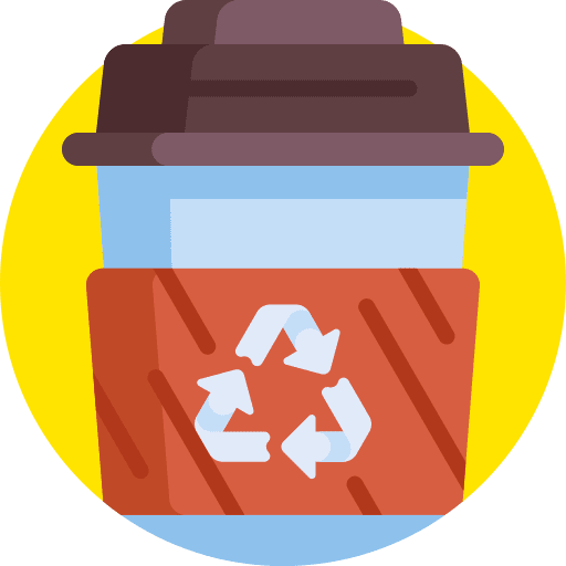 Coffee cup recycle cup coffee cup icon