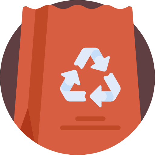 Paper bag market delivery ecology and environment icon