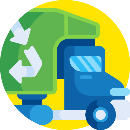 Truck recycling recycling truck transport icon