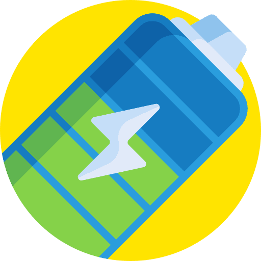 Battery full battery charging electronics icon