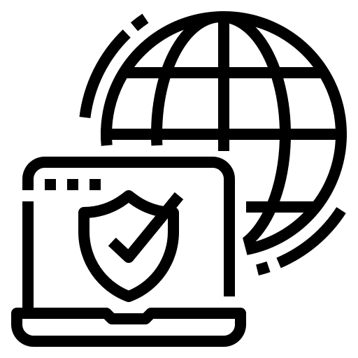 Vpn symbol internet computer networking icon