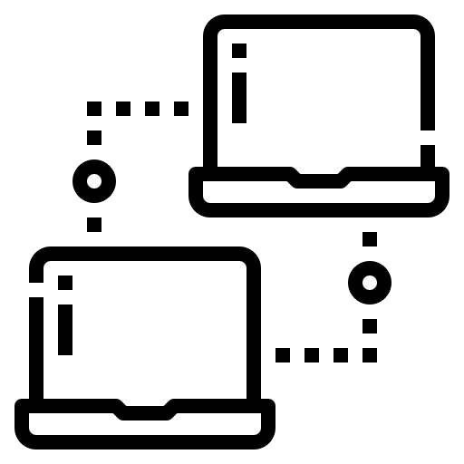 Connections ping connecting computer networking icon