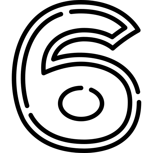 Six six symbols interface icon