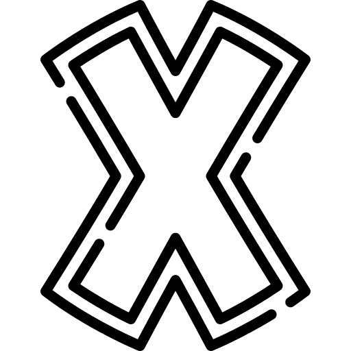 X education typographical consonant icon