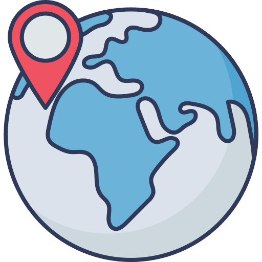 Map pin map pin world location icon