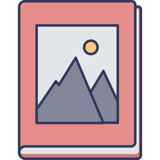 Photo album photo book photo album book icon