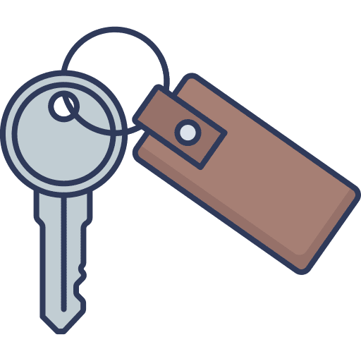 Room key key tools and utensils access icon