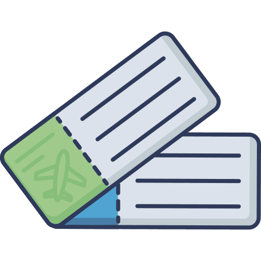 Plane tickets travel trip plane tickets icon