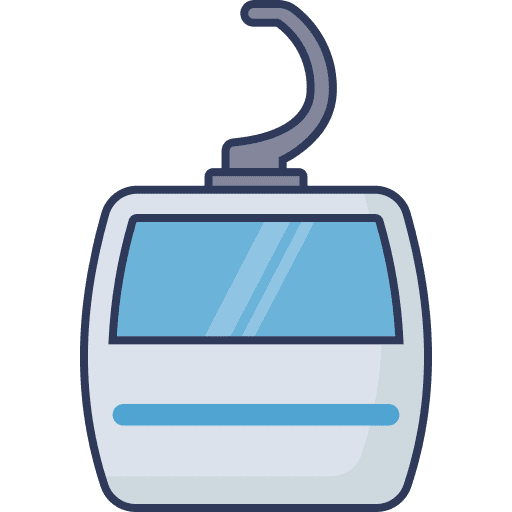 Ski lift lift ski lift holidays icon