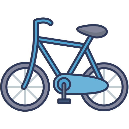 Bicycle bike transportation cycling icon