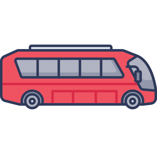 Bus travel transportation bus icon