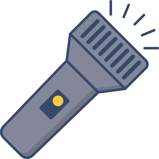 Torch illumination miscellaneous electronics icon