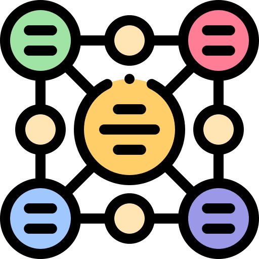 Bubbles analytics bubbles business and finance icon