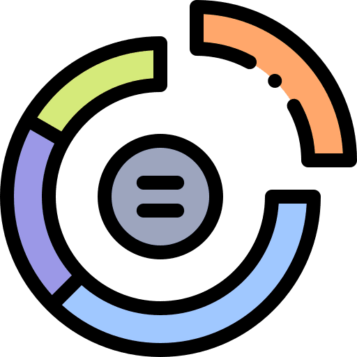 Pie chart pie chart graph statistics icon