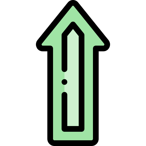 Up direction arrows up icon