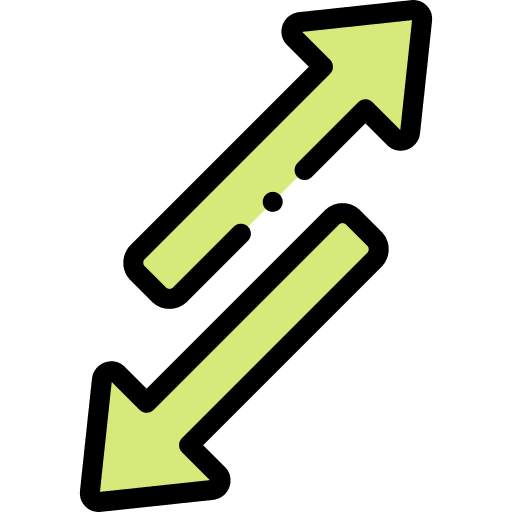 Maximize bidirectional maximize direction icon
