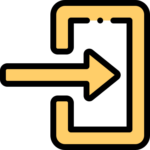 Enter entry internal enter icon