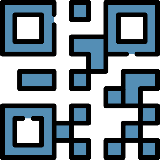 Qr code technology barcode smartphone icon