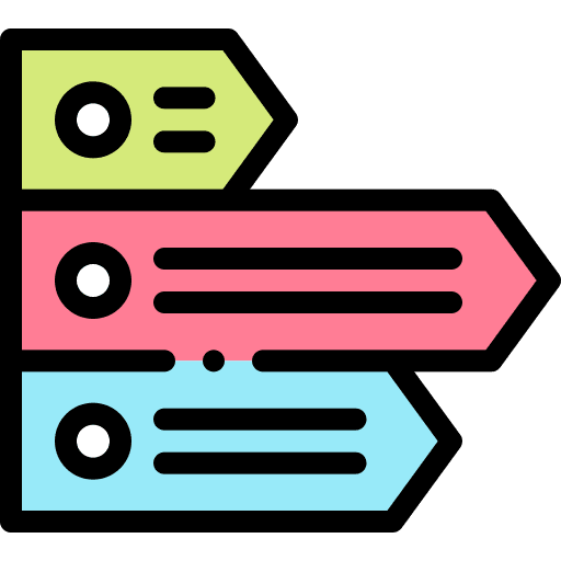 Steps steps business and finance statistics icon