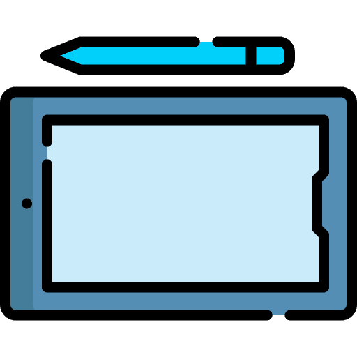 Tablet pen pen tablet digital graphic tablet icon