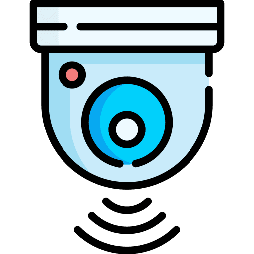 Cctv surveillance cctv security camera icon