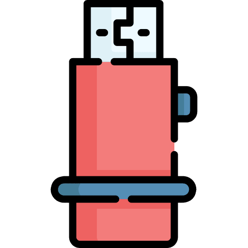 Flash drive storage drive pen drive technology icon