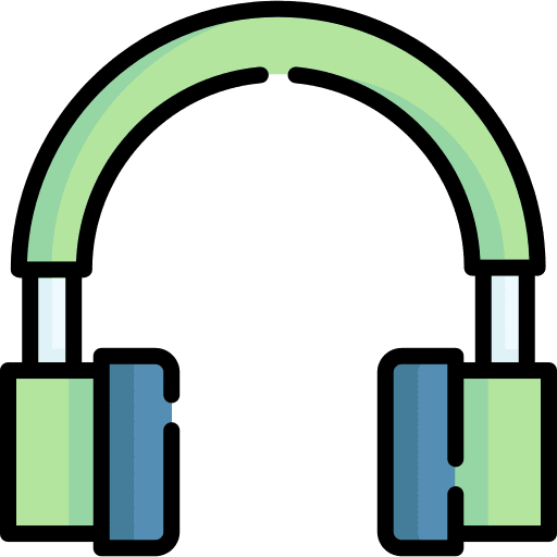 Headphone earphones electronics sound icon