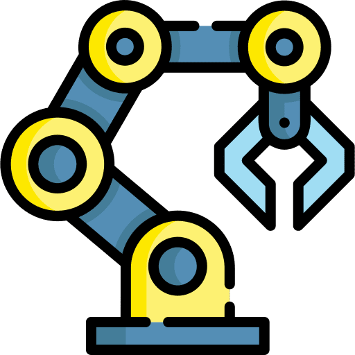 Robotic arm industry mechanical arm robotic arm icon