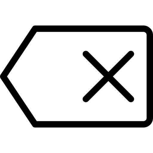 Backspace computer hardware symbol backspace icon