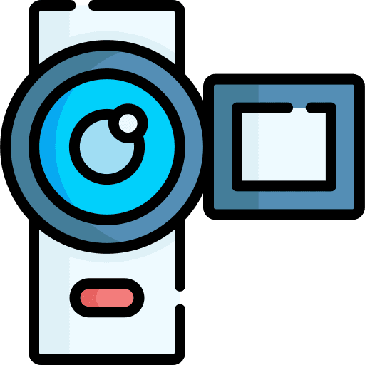 Camcorder videotape camcorder technology icon