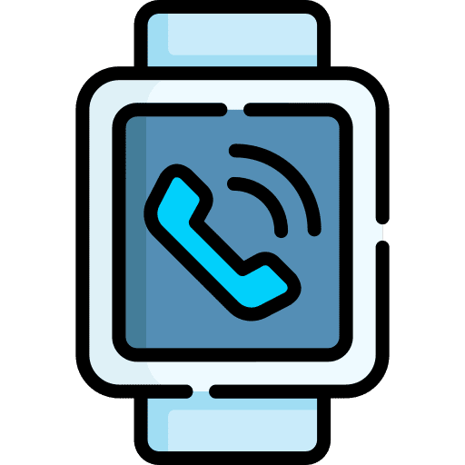 Smartwatch telephone technology communications icon