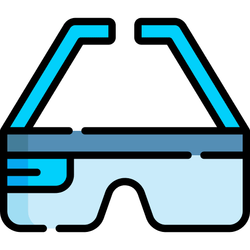 Virtual glasses virtual glasses augmented reality electronics icon