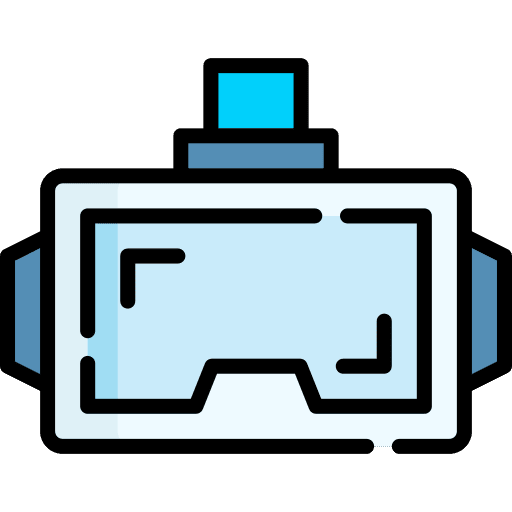 Virtual glasses virtual reality glasses virtual glasses augmented reality icon