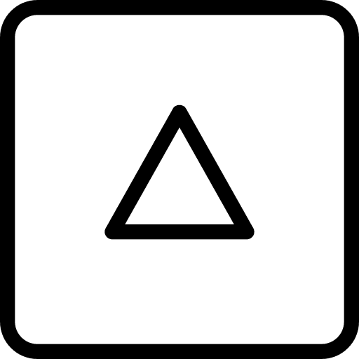 Up arrow symbol keyboard key icon