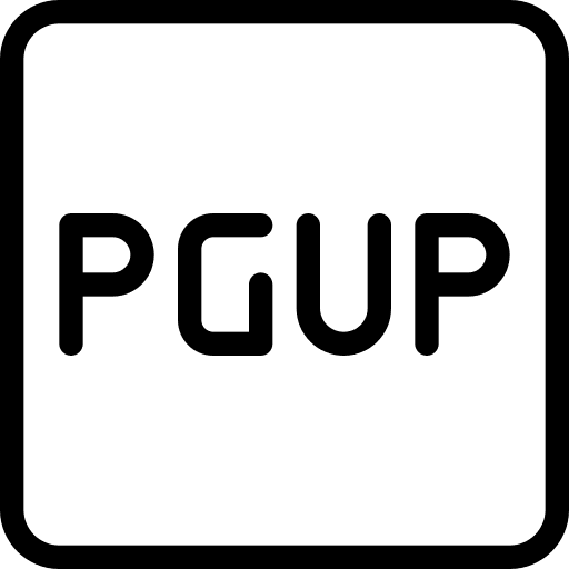 Page up computer tool page up icon