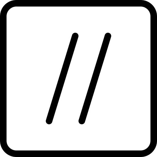 Slash tool interface keyboard icon