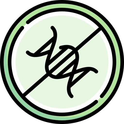 No gmo forbidden dna signaling icon