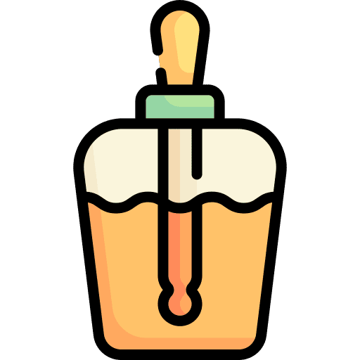 Oil treatment skincare organic icon