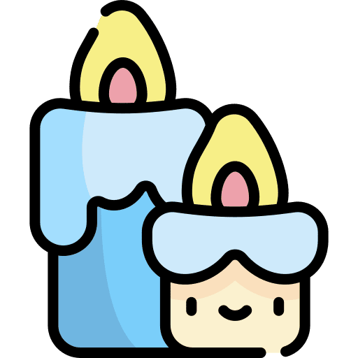 Candle burn culture candle icon