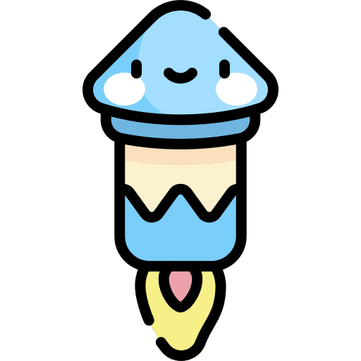 Fireworks party rocket celebration icon