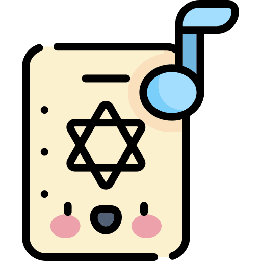 Song star of david culture hanukkah icon