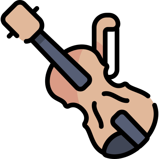 Violin violin music music and multimedia icon