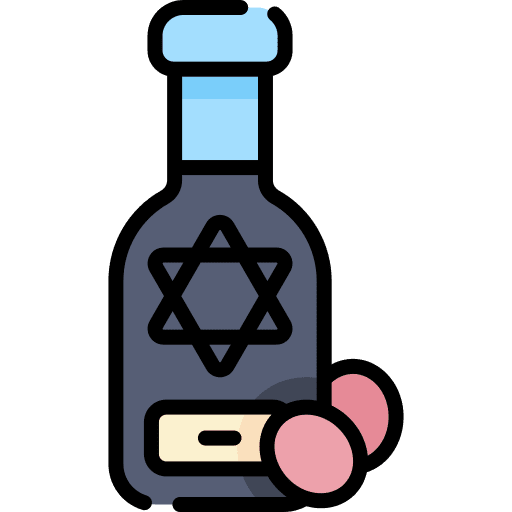 Wine israel alcohol food and restaurant icon