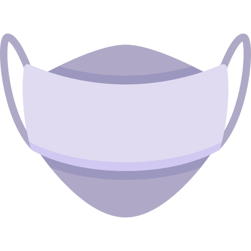 Cloth mask coronavirus healthcare cloth mask icon